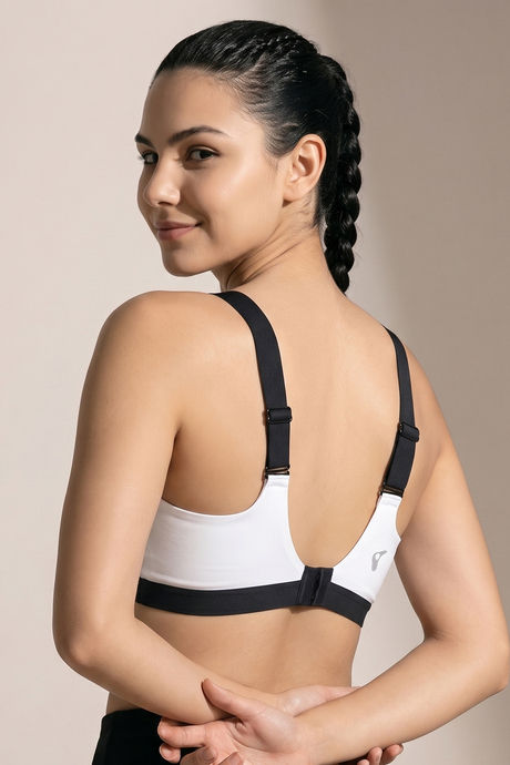 Zelocity High Impact Quick Dry Sports Bra- Wild Dove — image 4